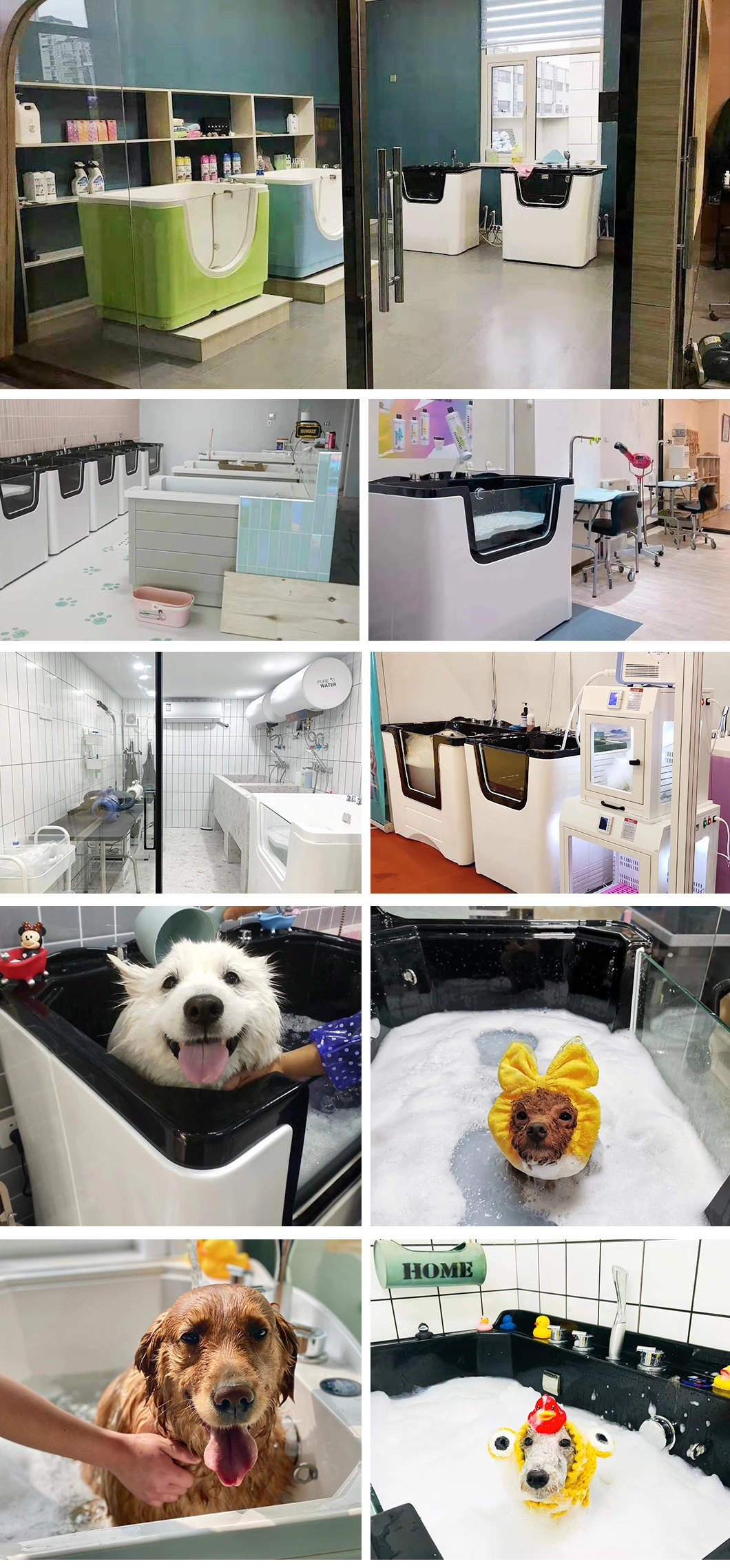 Veterinary Pet Beauty Equipment Dog Grooming Bathtubs Dog SPA Bath