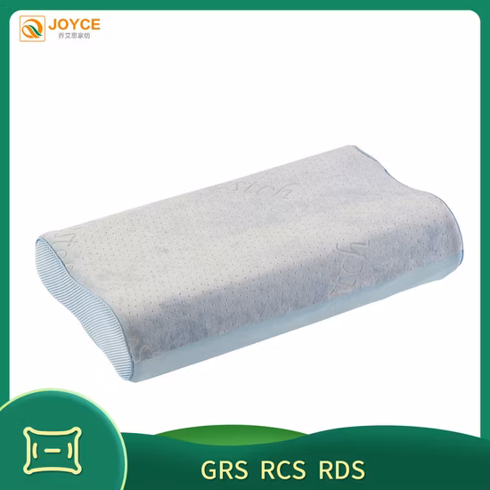 首を保護 B シェイプ ホワイト ベルベット カバー 枕充填低反発フォーム